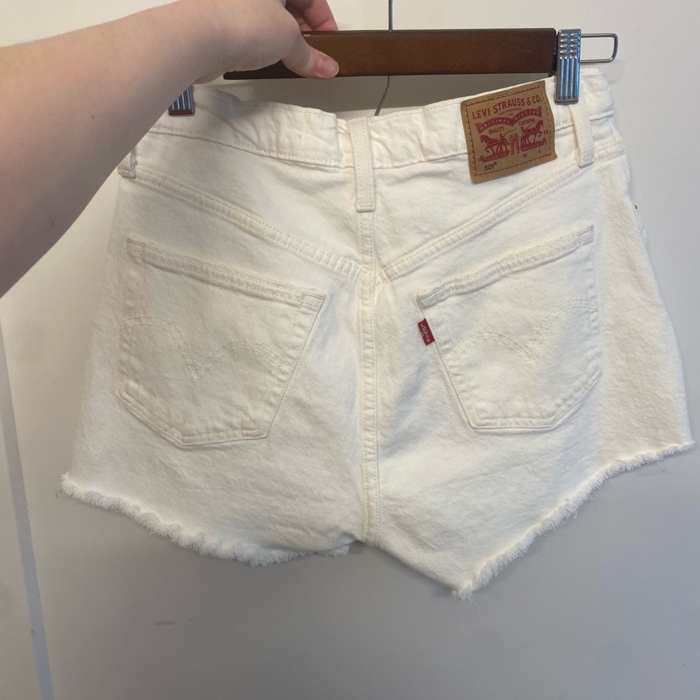 Levi's White Women's Denim Jean Shorts